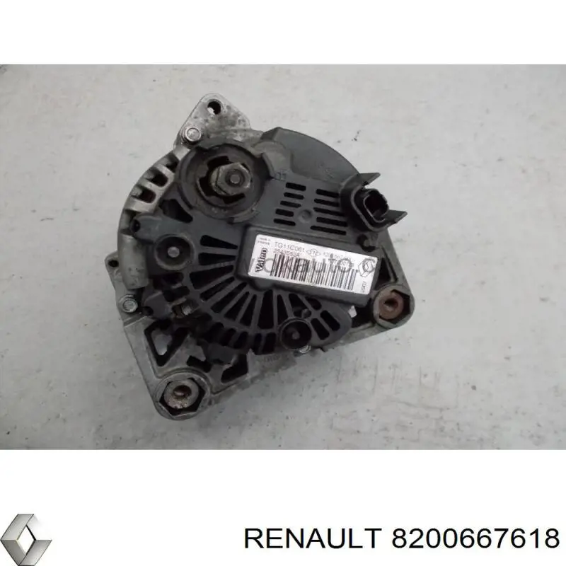 Автомобильный генератор Renault (RVI) 8200667618 цена, от 125.70 USD