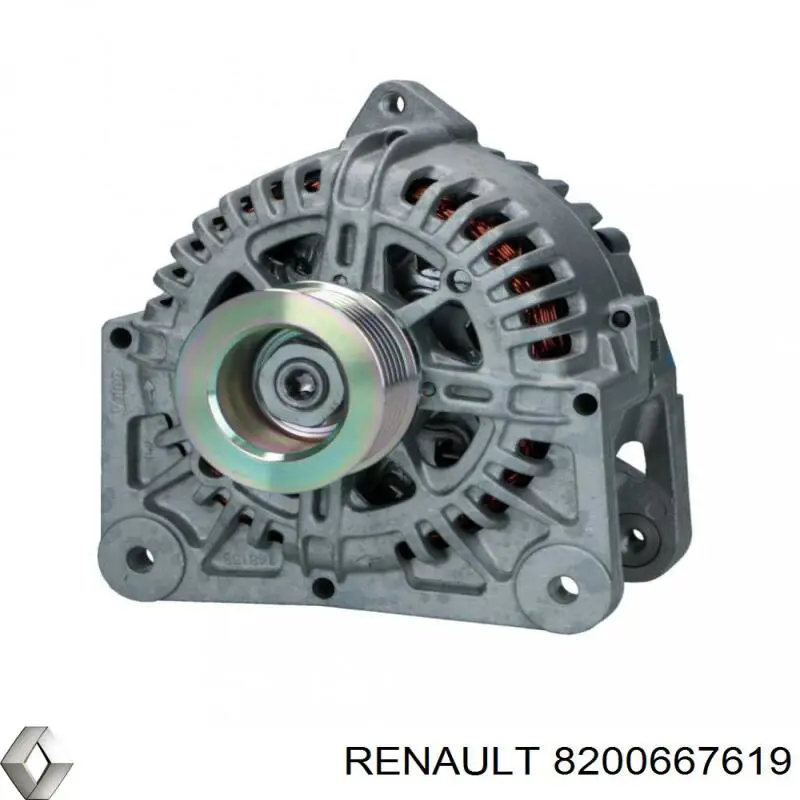 Автомобильный генератор Renault (RVI) 8200667619 цена, от 101.35 USD