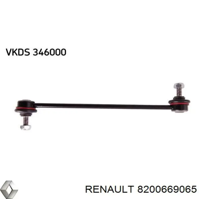 Тяга переднего стабилизатора Renault (RVI) 8200669065 цена, от 7.45 USD