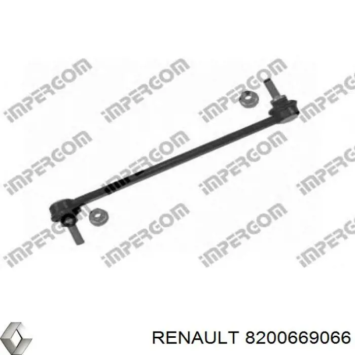 Тяга переднего стабилизатора Renault (RVI) 8200669066 цена, от 8.46 USD