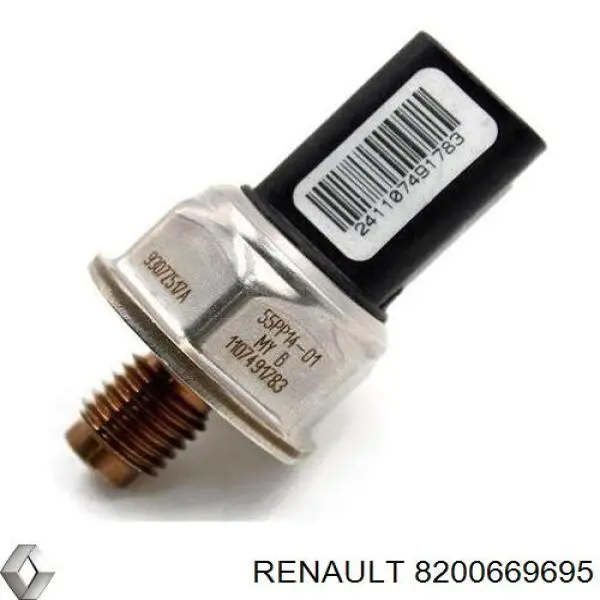 Регулятор давления топлива в топливной рейке RENAULT 8200669695