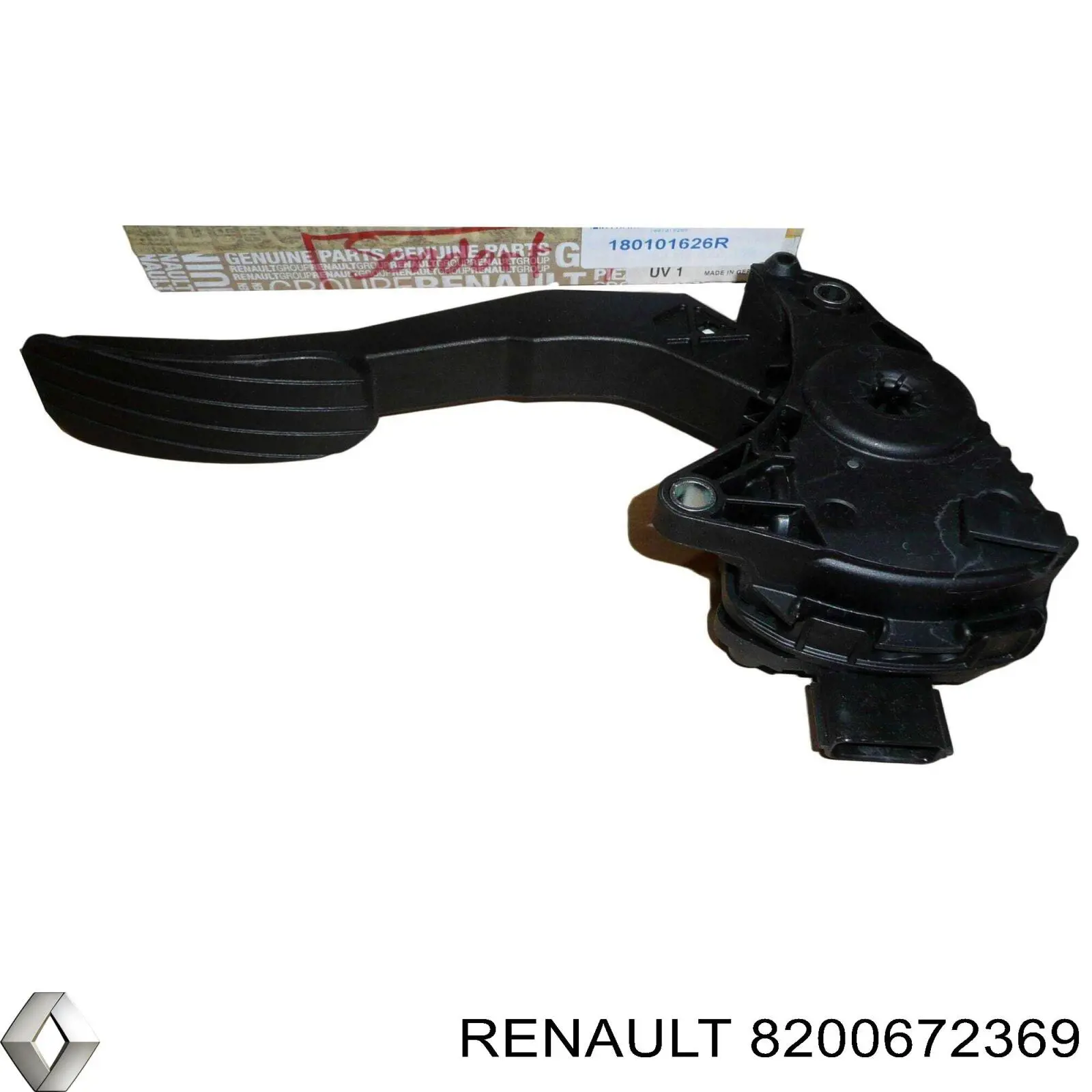 8200672369 Renault (RVI) педаль газа (акселератора)