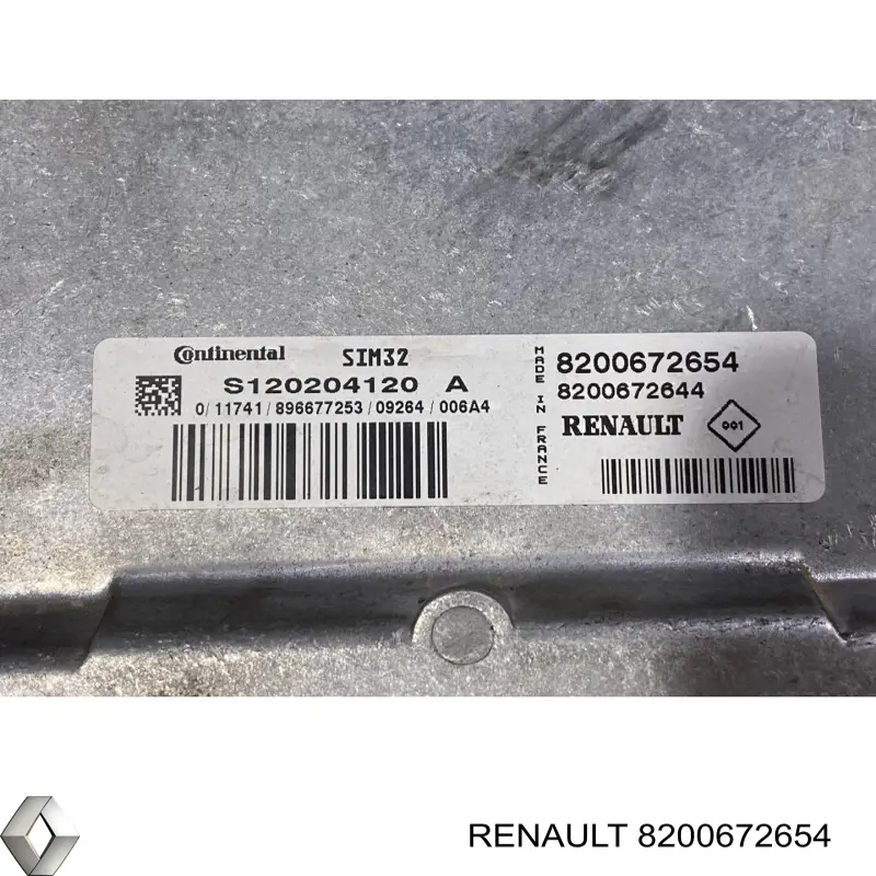 8200672654 Renault (RVI) Мозги двигателя