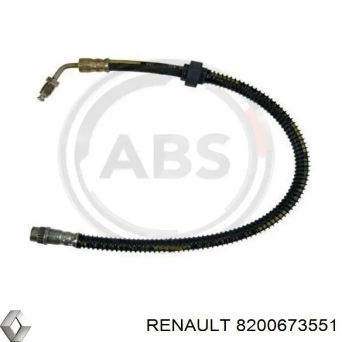 Шланг тормозной передний 8200673551 Renault (RVI)