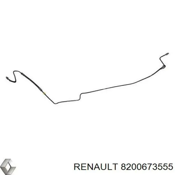 8200673555 Renault (RVI) mangueira do freio traseira esquerda