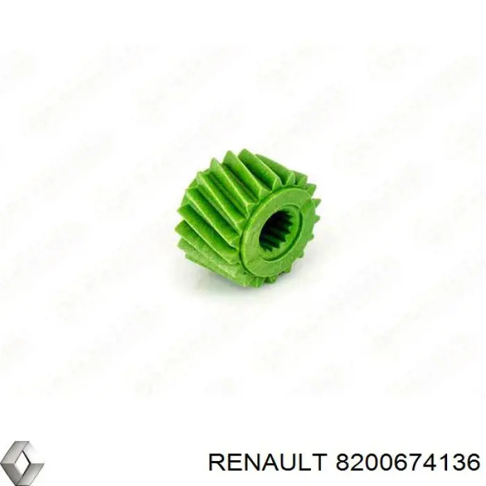 Roda dentada propulsada de velocímetro para Renault Kangoo (KW01)