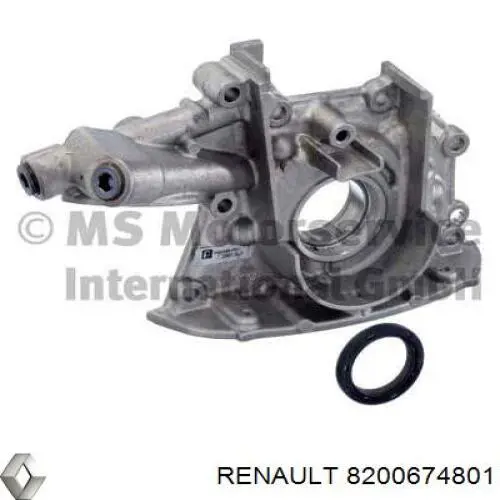 Bomba de aceite 8200674801 Renault (RVI)