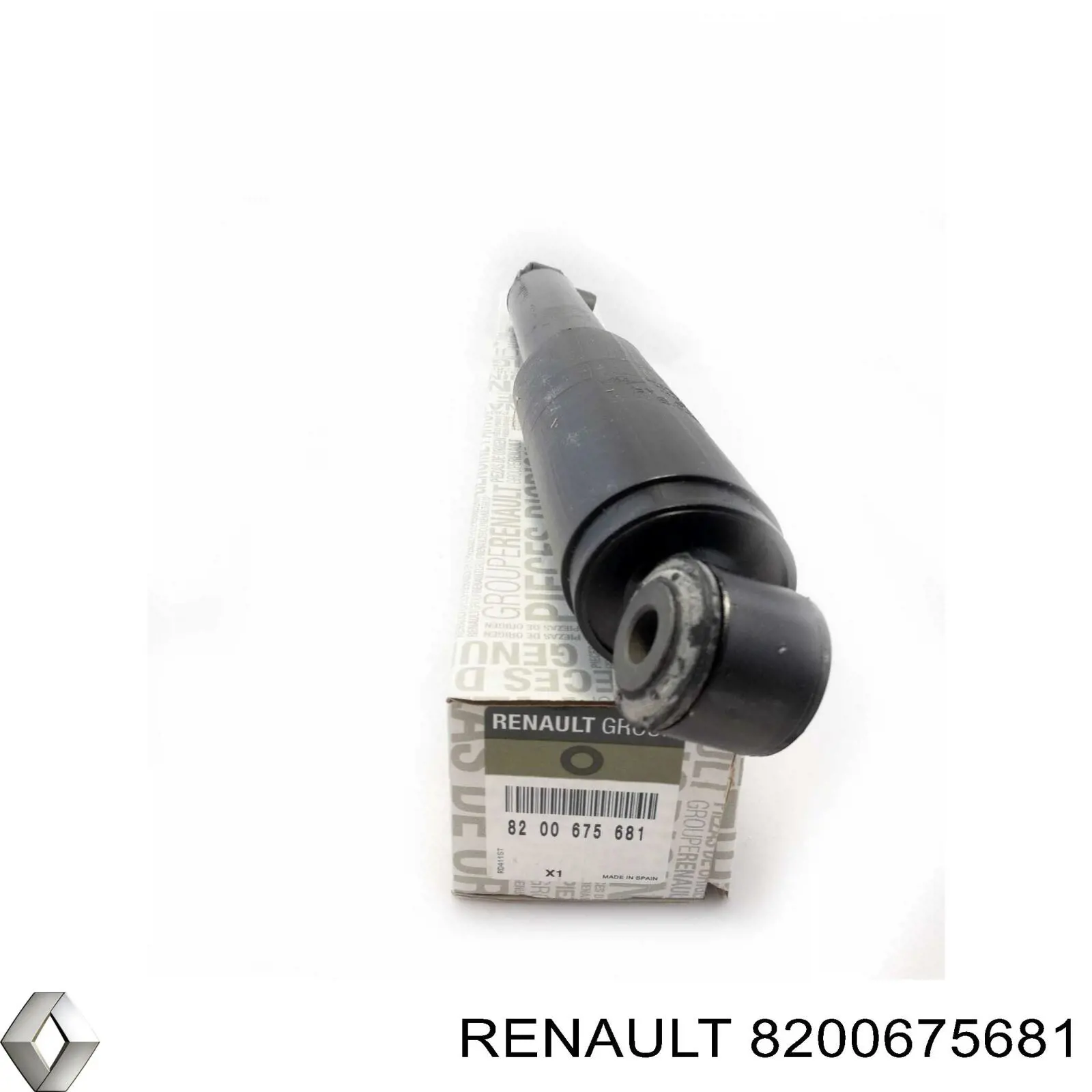 8200675681 Renault (RVI) amortecedor traseiro