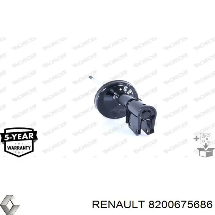 Стойка амортизатора передняя Renault (RVI) 8200675686 цена, от 63.21 USD