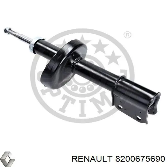 8200675690 Renault (RVI) amortecedor dianteiro