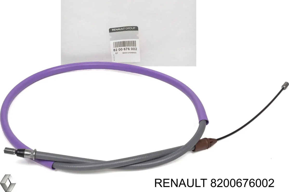 Трос стояночного тормоза задний правый Renault (RVI) 8200676002 цена, от 16.97 USD