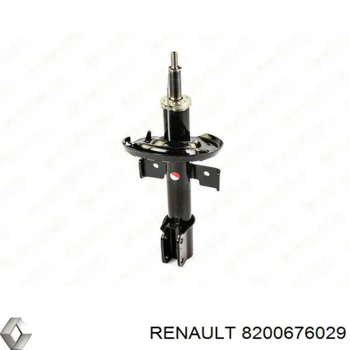 8200452698 Renault (RVI) amortecedor dianteiro