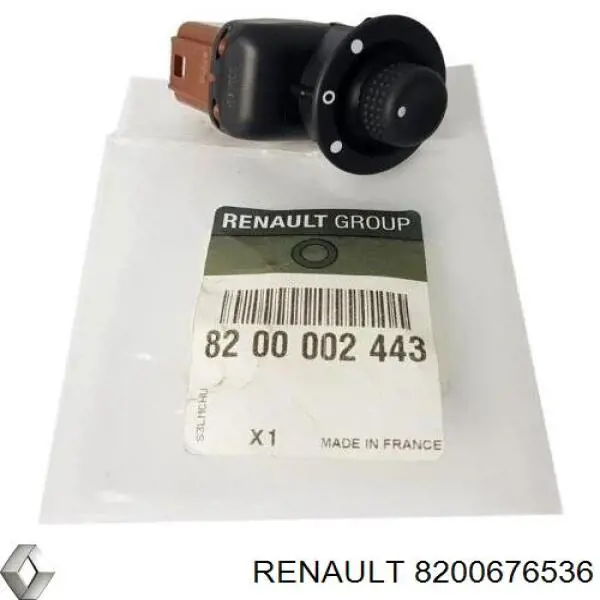 8200676536 Renault (RVI) блок управления зеркалами заднего вида, на двери