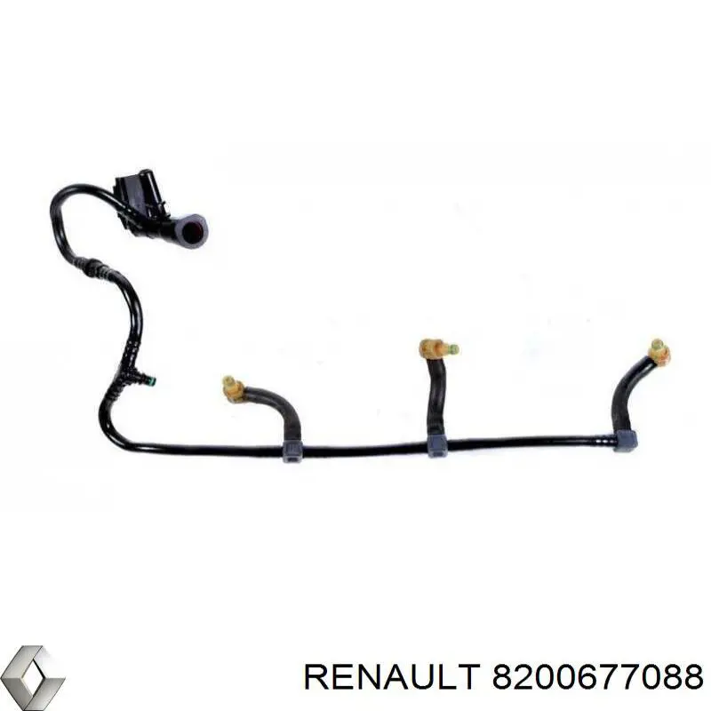 Обратная топливная трубка 8200677088 Renault (RVI)