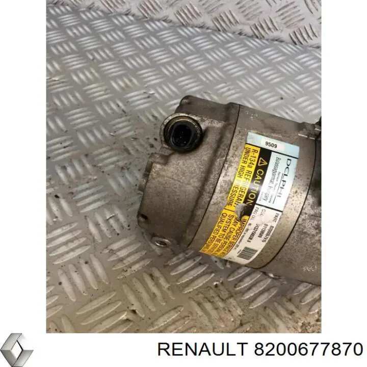 Компрессор системы кондиционирования Renault (RVI) 8200677870 цена, от 126.83 USD