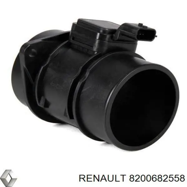 8200682558 Renault (RVI) sensor de fluxo (consumo de ar, medidor de consumo M.A.F. - (Mass Airflow))
