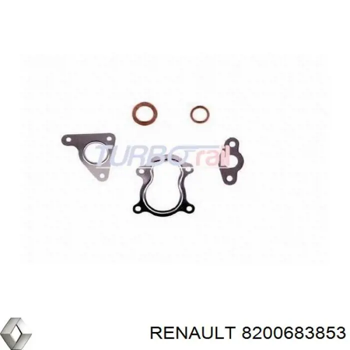 Турбонагнетатель Renault (RVI) 8200683853 цена, от 282.53 USD