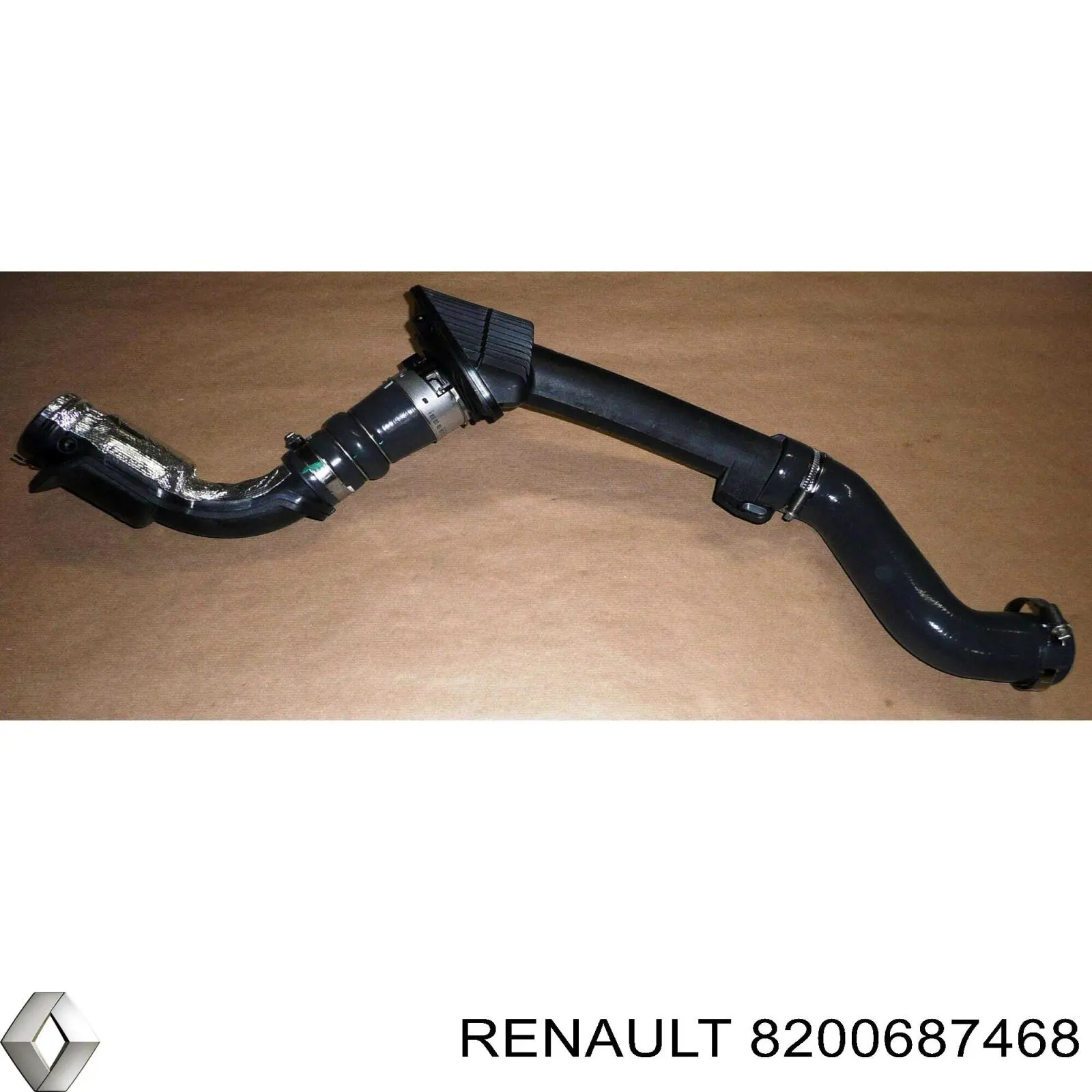 Патрубок воздушный, выход из турбины/компрессора (наддув) Renault (RVI) 8200687468 цена, от 58.34 USD