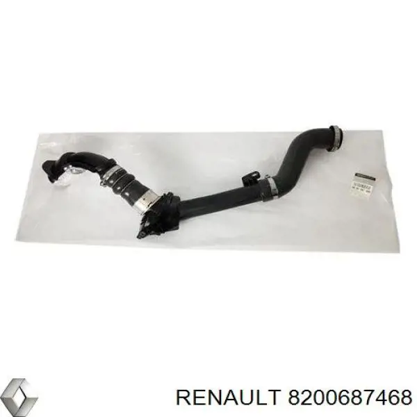 Патрубок воздушный, выход из турбины/компрессора (наддув) Renault (RVI) 8200687468 цена, от 58.34 USD
