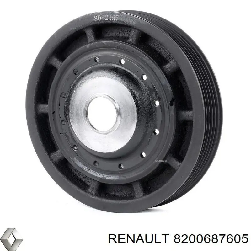 Шкив коленвала 8200687605 Renault (RVI)