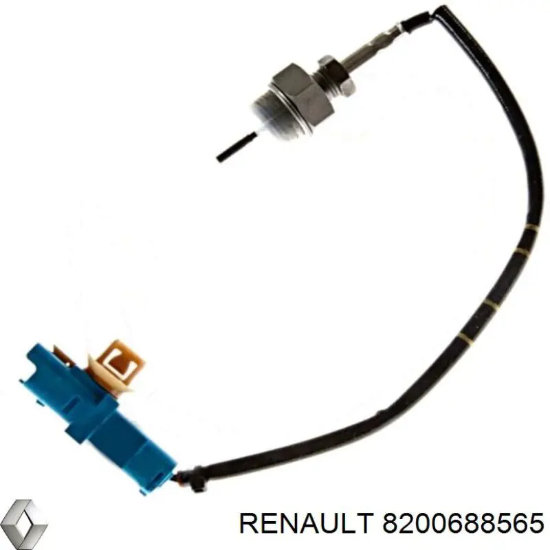 8200688565 Renault (RVI) sensor de temperatura dos gases de escape (ge, até o catalisador)