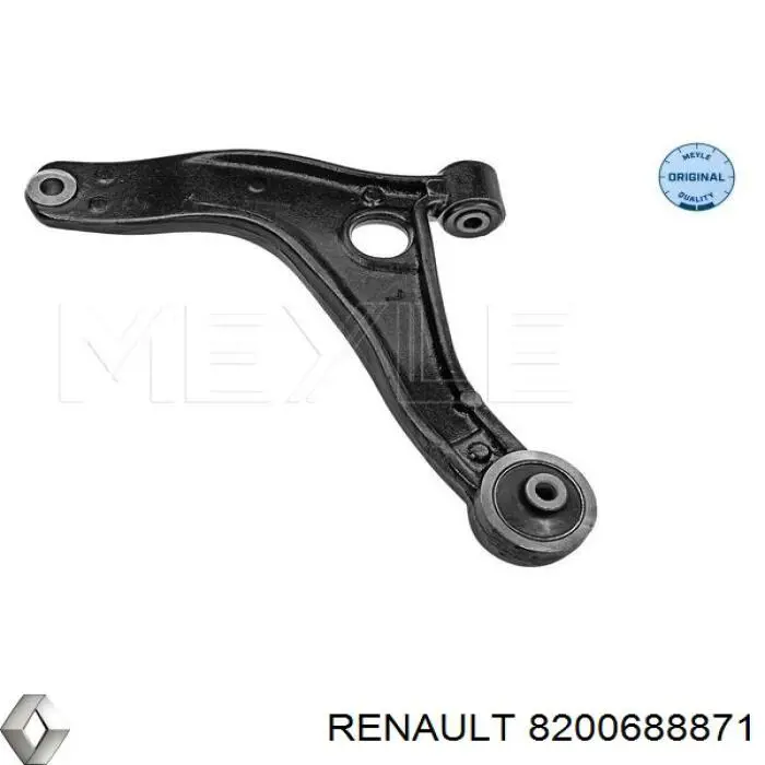 8200688871 Renault (RVI) braço oscilante inferior esquerdo de suspensão dianteira
