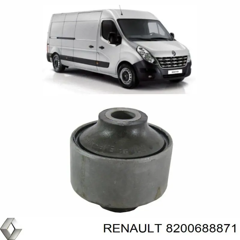 Важіль передньої підвіски нижній, лівий 8200688871 Renault (RVI)