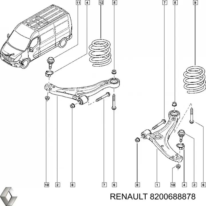 8200688878 Renault (RVI) 