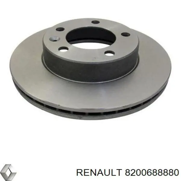 Передние тормозные диски 8200688880 Renault (RVI)