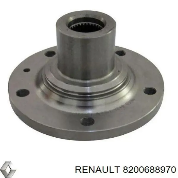 Cubo de rueda delantero 8200688970 Renault (RVI)