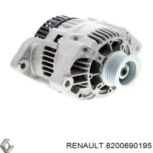 Автомобильный генератор Renault (RVI) 8200690195 цена, от 144.42 USD
