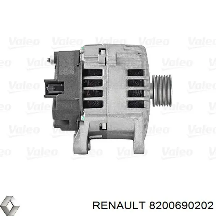 Alternador 8200690202 Renault (RVI)