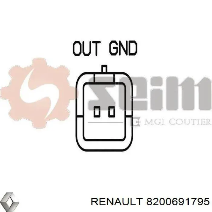 8200691795 Renault (RVI) ДПКВ