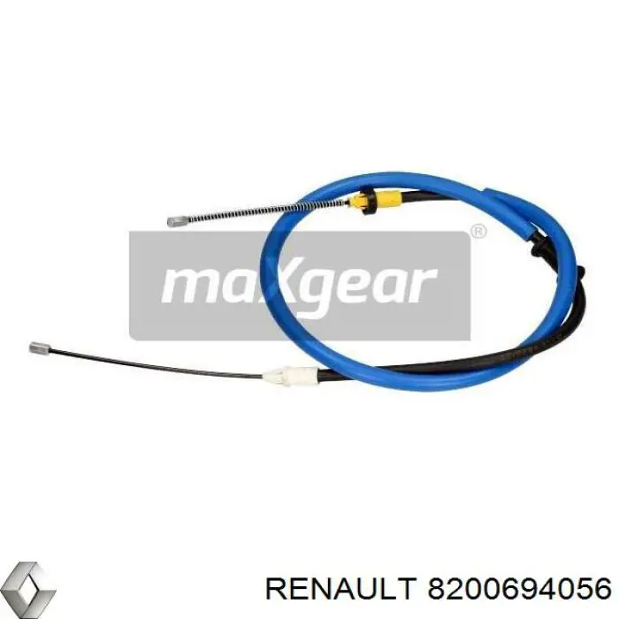 Купить 8200694056 Renault (RVI) Задний правый трос ручника