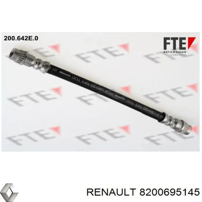 Тормозной шланг задний Renault (RVI) 8200695145 цена, от 5.07 USD