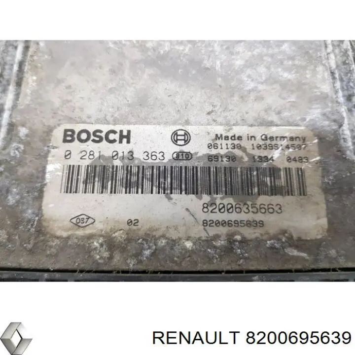 Купить 8200695639 Renault (RVI) Электронный блок управления двигателем