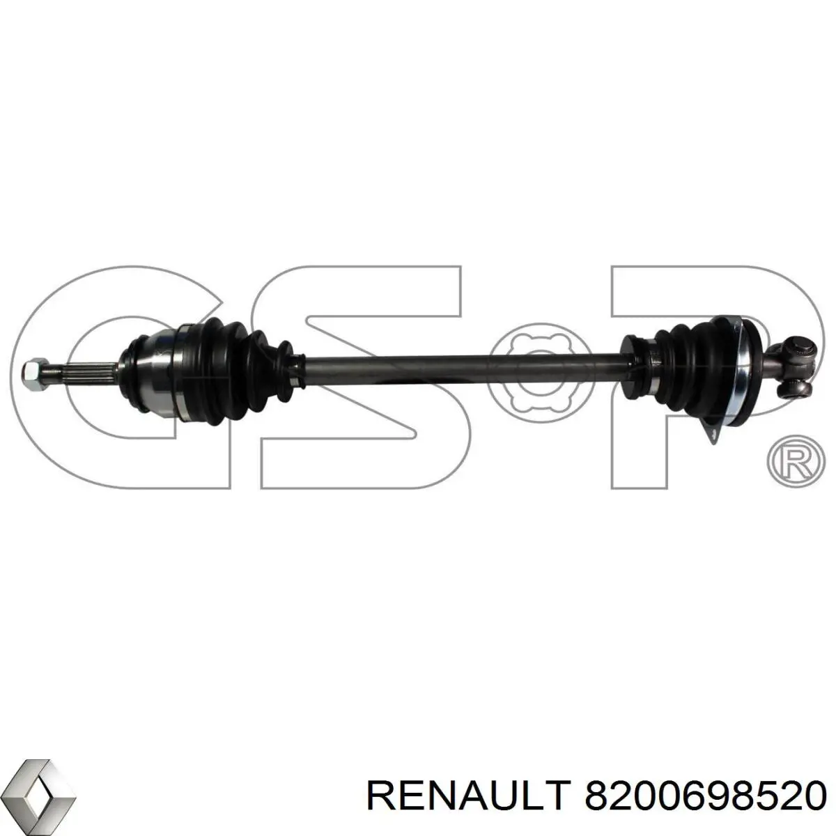 8200698520 Renault (RVI) полуось (привод передняя левая)