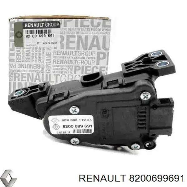 8200699691 RENAULT Sensor De Posicion del pedal del acelerador original y equivalente