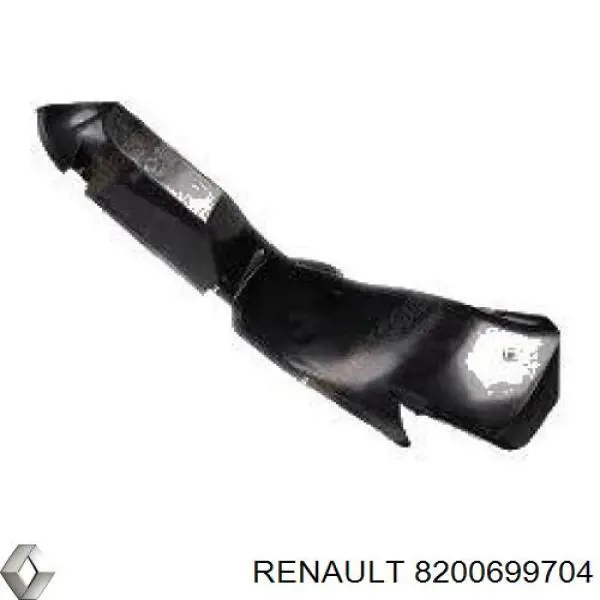 Guarda-barras do pára-lama traseiro direito para Renault Clio (LU)