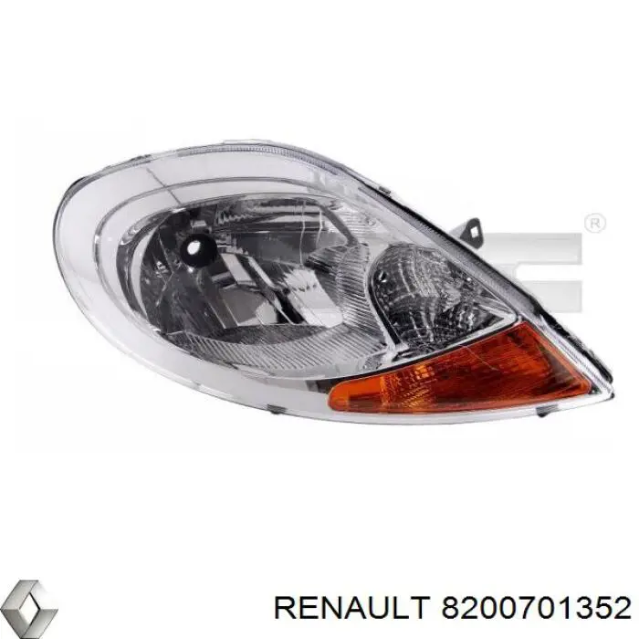 Фара левая 8200701352 Renault (RVI)