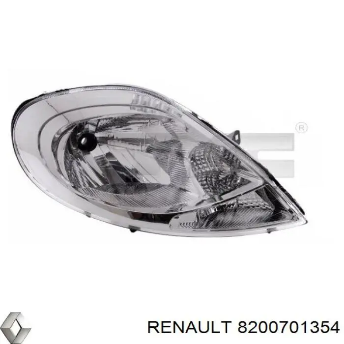 Левая фара 8200701354 Renault (RVI)