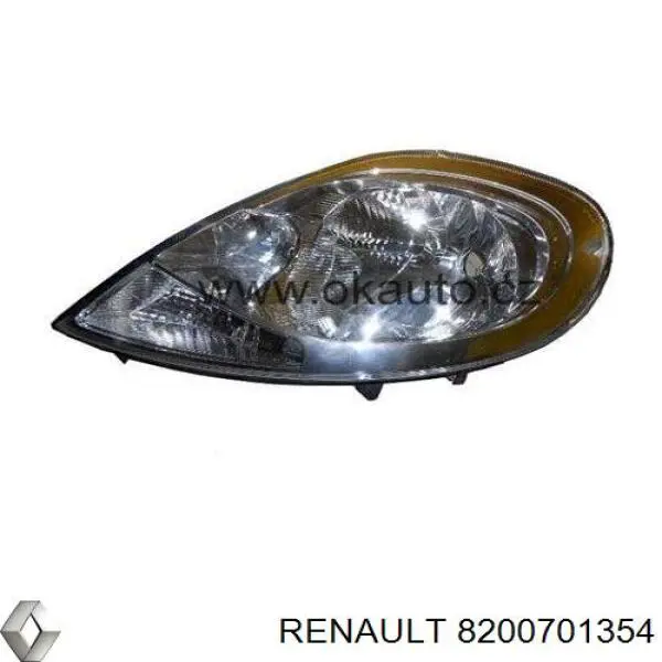 Фара левая Renault (RVI) 8200701354