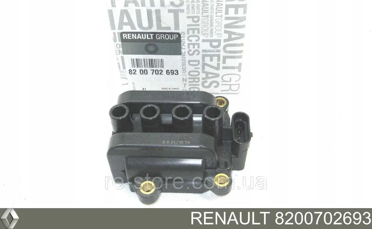 Катушка зажигания Renault (RVI) 8200702693