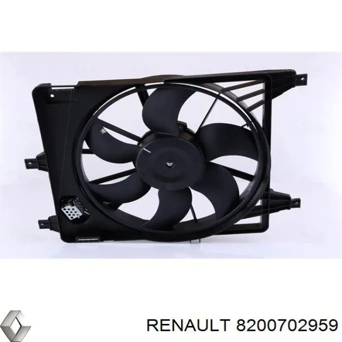 8200702959 Renault (RVI) электровентилятор охлаждения в сборе (мотор+крыльчатка)