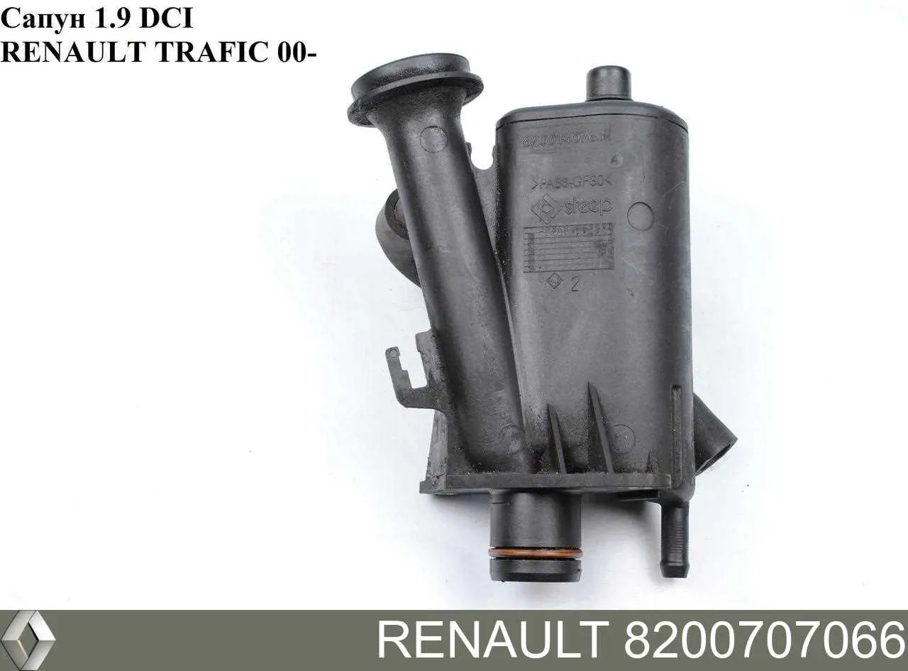 8200707066 Renault (RVI) клапан pcv вентиляции картерных газов
