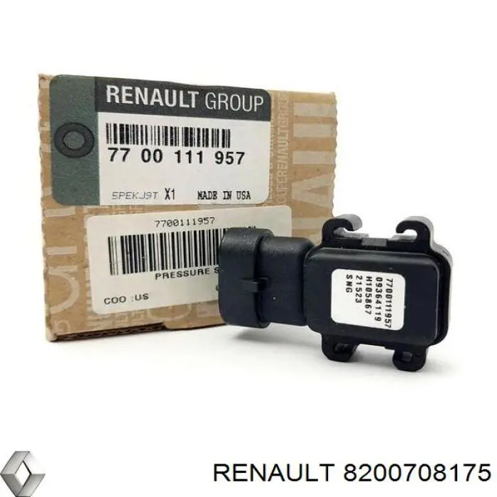 Купить 8200708175 Renault (RVI) Датчик давления выхлопных газов