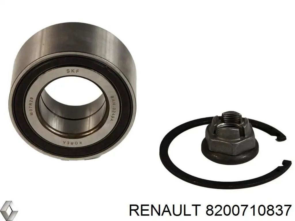 8200710837 Renault (RVI) porca de cubo dianteiro
