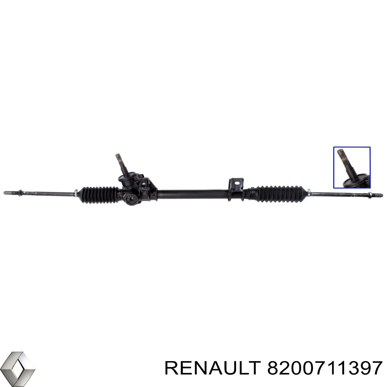 Купить 8200711397 Renault (RVI) Рулевая рейка