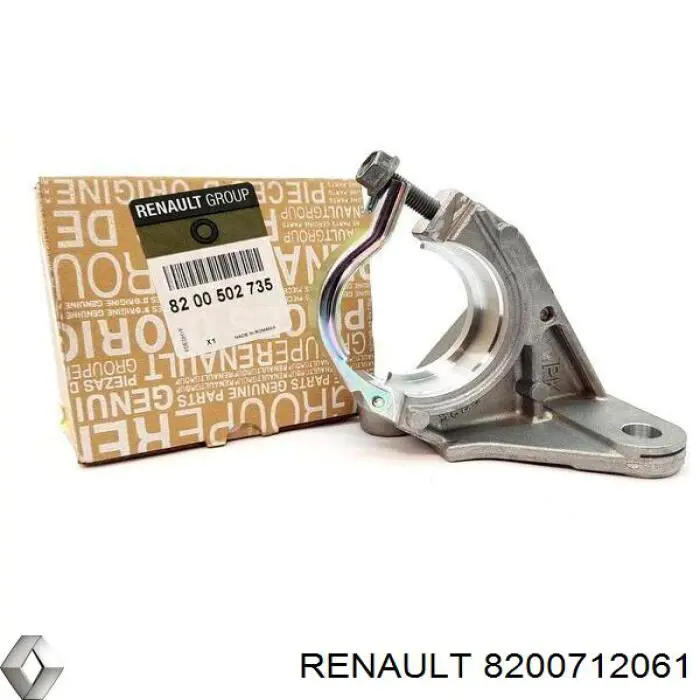 8200712061 Renault (RVI) suporte de rolamento suspenso do semieixo dianteiro