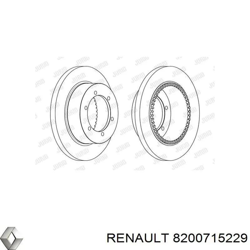 Сайлентблок подрамника задний Renault (RVI) 8200715229